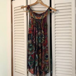 Beaded multi-colored dress